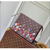 New Design Louis Vuitton LV x TM Toiletry Pouch in Monogram Flowers Canvas M14180 2025