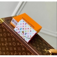 Well Crafted Louis Vuitton LV x TM Rosalie Coin Purse Wallet in Multicolored Monogram Canvas M13399 White 2025