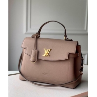 Grade Design Louis Vuitton Lockme Ever BB Top Handle Bag in Soft Grained Calfskin M51395 Khaki Grey 2025