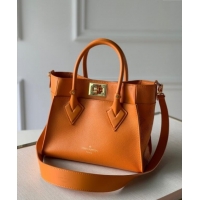 Market Sells Louis Vuitton On My Side PM Tote Bag Perforated Mahina and Leather M57730 Orange 2025