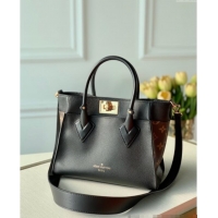 Best Grade Louis Vuitton On My Side PM Tote Bag Monogram Canvas and Leather M57729 Black 2025