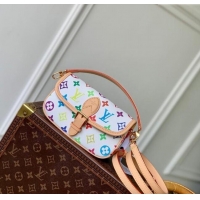 Best Price Louis Vuitton LV x TM Nano Diane Bag in Multicolored Monogram Canvas M14194 White 2025