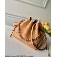 Famous Brand Louis Vuitton Mahina Monogram Perforated Bella Bucket Bag M59369 Clay Brown 2025