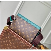 Promotional Louis Vuitton Mens Gaston Wearable Wallet Mini Bag in Monogram Macassar Canvas M12813 Green 2025