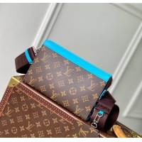 Grade Design Louis Vuitton Mens Gaston Wearable Wallet Mini Bag in Monogram Macassar Canvas M12813 Light Blue 2025