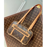 Top Grade Louis Vuitton Cite Shoulder Bag in Classic Monogram Canvas M46321 Nude 2025