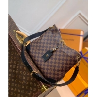 Luxury Cheap Louis Vuitton Odeon MM Bag Damier Ebene Canvas/Black N50062 2025