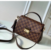 Top Design Louis Vuitton Croisette Top Handle Bag in Damier Ebene Canvas N53000 2025