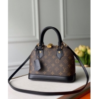 Super Quality Louis Vuitton Alma Bridge BB Bag Classic Monogram Canvas/Black M50379 2025