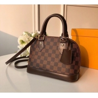 Good Looking Louis Vuitton Alma Bridge BB Bag Damier Ebene Canvas N41221 2025