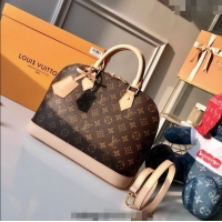 New Fashion Louis Vuitton Alma Bridge MM Bag Classic Monogram Canvas M53151 2025