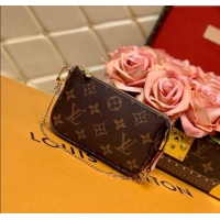 Big Discount Louis Vuitton Mini Pochette Accessoires Bag in Classic Monogram Canvas M58009 2025