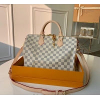 Well Crafted Louis Vuitton Speedy Bandouliere 30 Bag Damier Azur Canvas N41373 2025