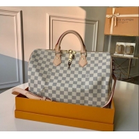 Good Looking Louis Vuitton Speedy Bandouliere 35 Bag Damier Azur Canvas N41372 2025