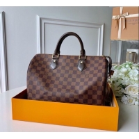 Most Popular Louis Vuitton Speedy Bandouliere 30 Bag Damier Ebene Canvas N41364 2025