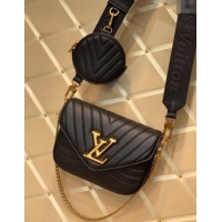 High Quality Louis Vuitton Multi Pochette New Wave Mini Bag Black M56461 2025