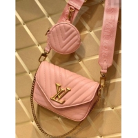 Affordable Price Louis Vuitton Multi Pochette New Wave Mini Bag M56466 Light Pink 2025