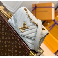 Well Crafted Louis Vuitton LV New Wave Chain Bag in Smooth Leather M58549 Ivory White 2025