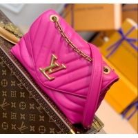 Well Crafted Louis Vuitton LV New Wave Chain Bag in Smooth Leather M58553 Agathe Pink 2025