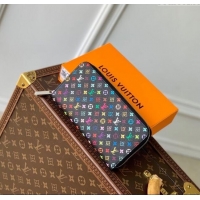 Grade Quality Louis Vuitton LV x TM Zippy Wallet in Monogram Canvas M13992 Multicolored/Black 2025