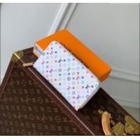 Luxurious Louis Vuitton LV x TM Zippy Wallet in Monogram Canvas M13992 Multicolored/White 2025