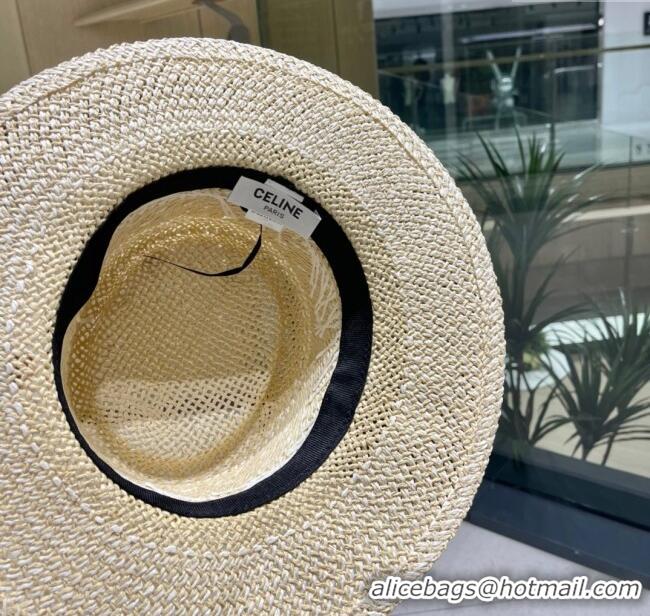 Grade Quality Celine Straw Hat C022611 Beige 2025