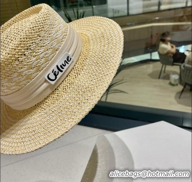 Grade Quality Celine Straw Hat C022611 Beige 2025