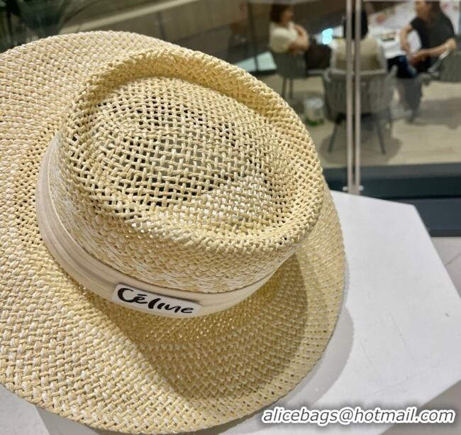 Grade Quality Celine Straw Hat C022611 Beige 2025