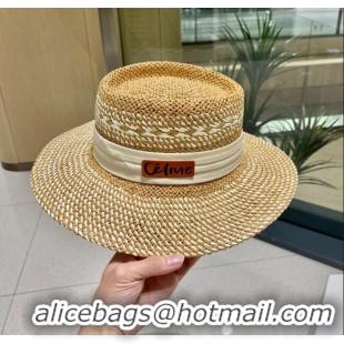 Luxur Grade Celine Straw Hat C022613 Brown 2025