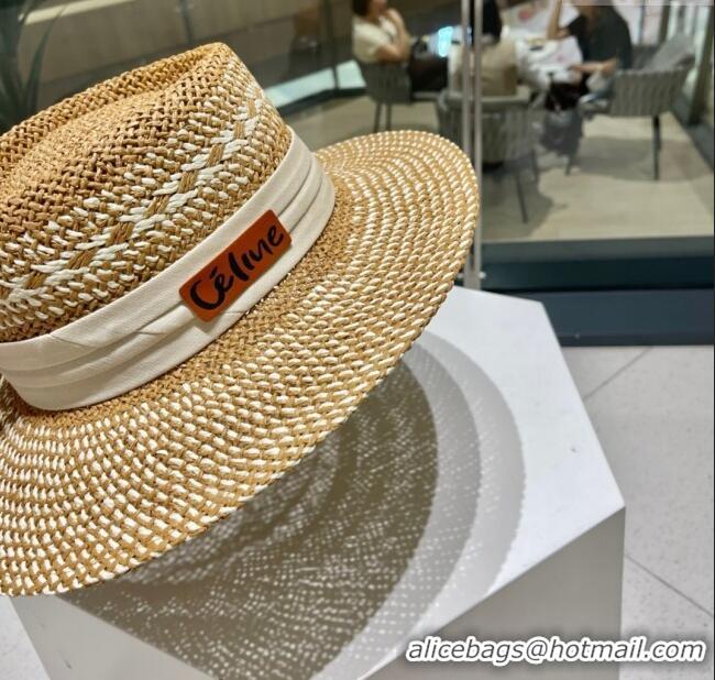 Luxur Grade Celine Straw Hat C022613 Brown 2025