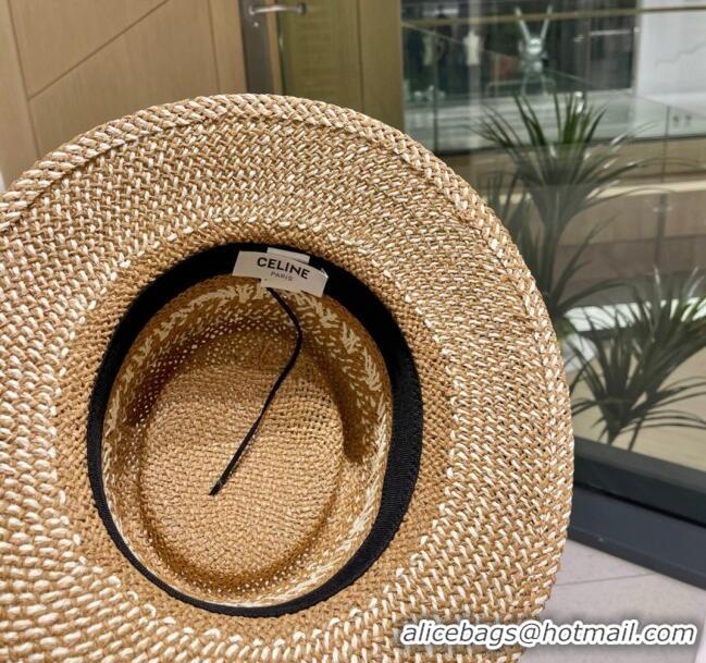 Luxur Grade Celine Straw Hat C022613 Brown 2025