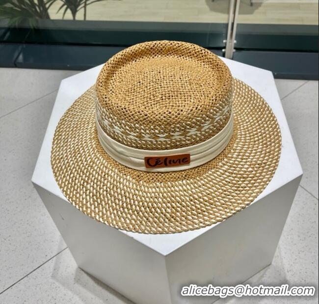 Luxur Grade Celine Straw Hat C022613 Brown 2025