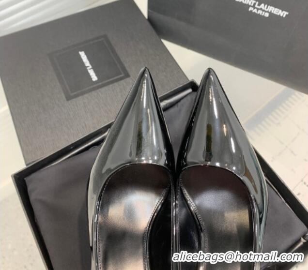 Best Product Saint Laurent Norma Pumps 10.5cm in Patent Leather Black 0225076