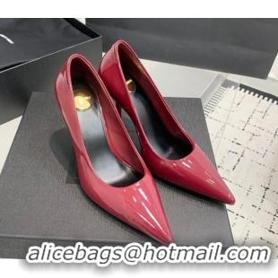 Durable Saint Laurent Norma Pumps 10.5cm in Patent Leather Red 0225078