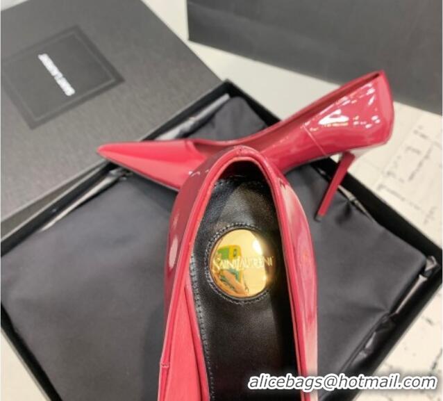 Durable Saint Laurent Norma Pumps 10.5cm in Patent Leather Red 0225078