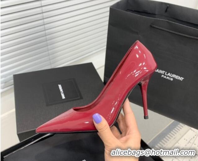 Durable Saint Laurent Norma Pumps 10.5cm in Patent Leather Red 0225078