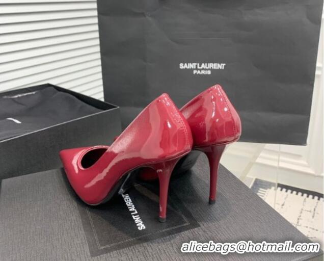 Durable Saint Laurent Norma Pumps 10.5cm in Patent Leather Red 0225078