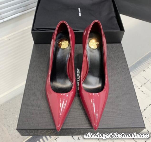 Durable Saint Laurent Norma Pumps 10.5cm in Patent Leather Red 0225078