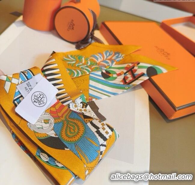 Cheapest Hermes Twilly Silk Bandeau Scarf 5x86cm H022810 2025