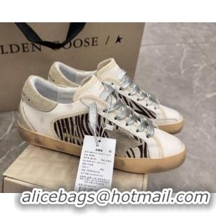 Good Product Golden Goose Women's Super-Star Sneakers in printed and grey suede star 0221006