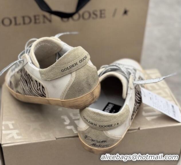 Good Product Golden Goose Women's Super-Star Sneakers in printed and grey suede star 0221006