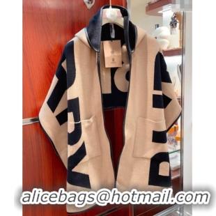 Best Quality Burberry Cashmere Long Cape 45x187cm 0821 Beige 2024