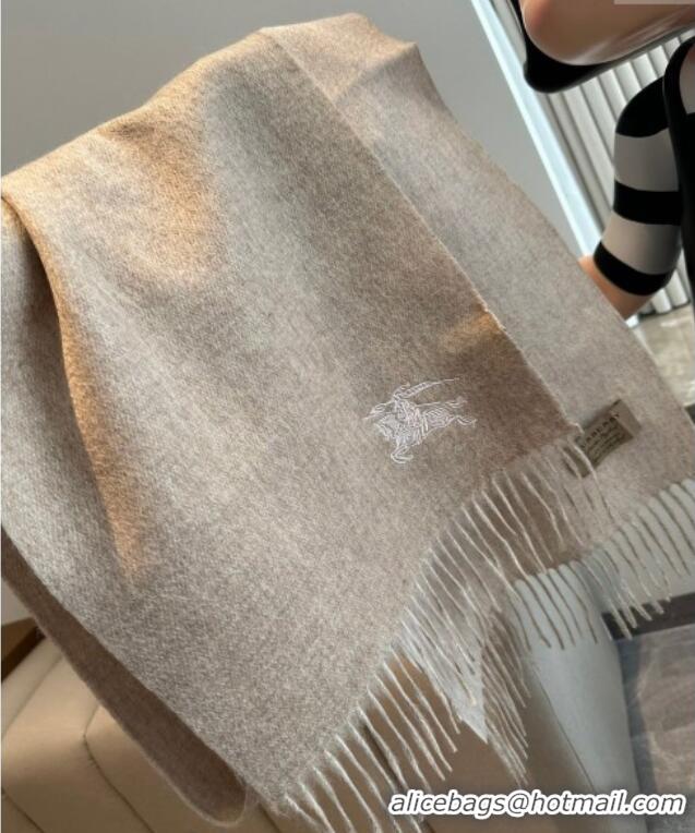 Good Looking Burberry Logo Long Scarf 30x180cm 0912 Beige 2024