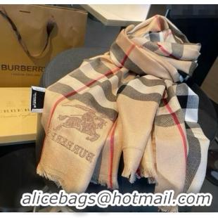 Traditional Discount Burberry Check Cashmere Long Scarf 70x200cm B1128 2024