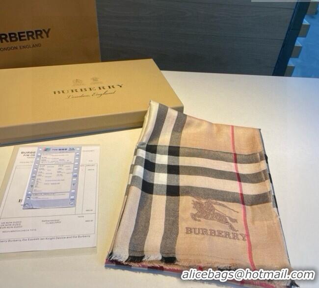 Traditional Discount Burberry Check Cashmere Long Scarf 70x200cm B1128 2024