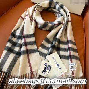 Well Crafted Burberry Check Cashmere Scarf B011001 2025 Top Quality