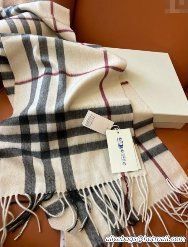 Well Crafted Burberry Check Cashmere Scarf B011001 2025 Top Quality