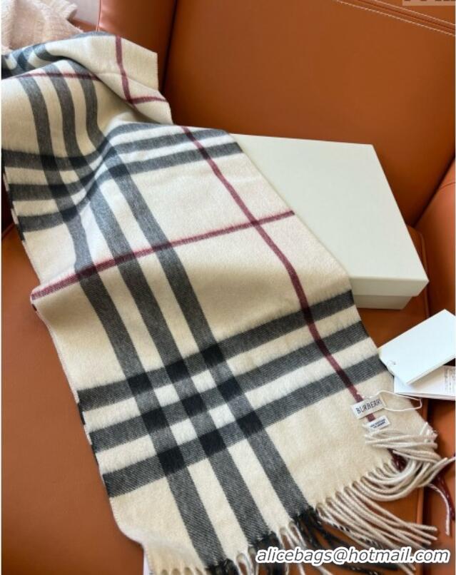 Well Crafted Burberry Check Cashmere Scarf B011001 2025 Top Quality