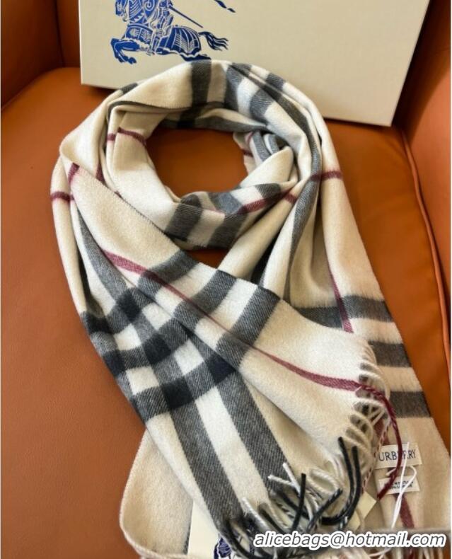 Well Crafted Burberry Check Cashmere Scarf B011001 2025 Top Quality