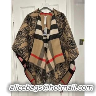 Reasonable Price Burberry Reversible Wool Cape Scarf B011003 2025 Top Quality